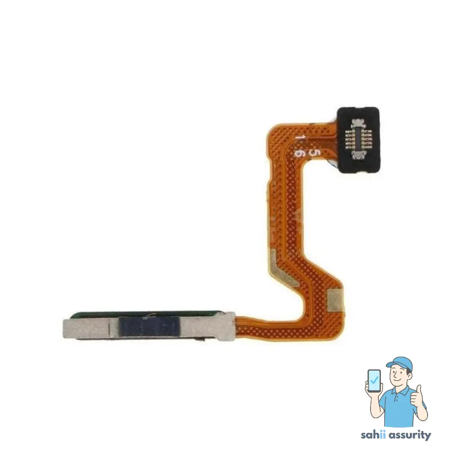 Fingerprint Sensor with Flex Cable for Oppo A52 White thumbnail